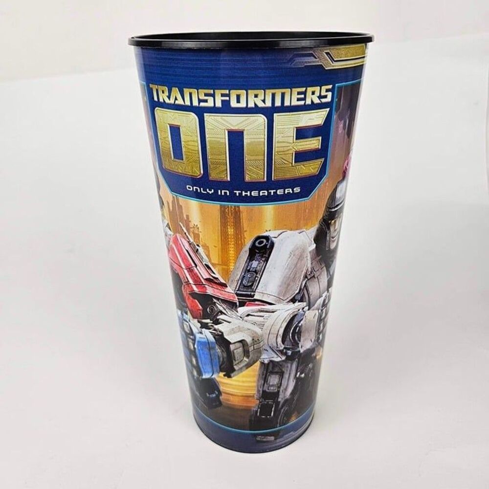 Transformers One Movie Drink Cup Cinemark Theater Concession Exclusive Reusable
